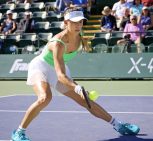 pickleball player on court