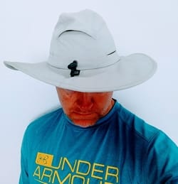 men's sun hat with UPF 50