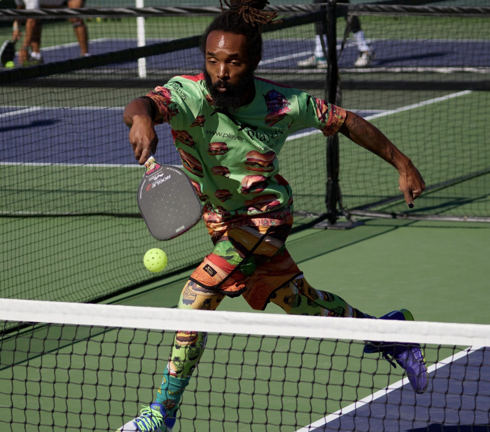 pro player on court