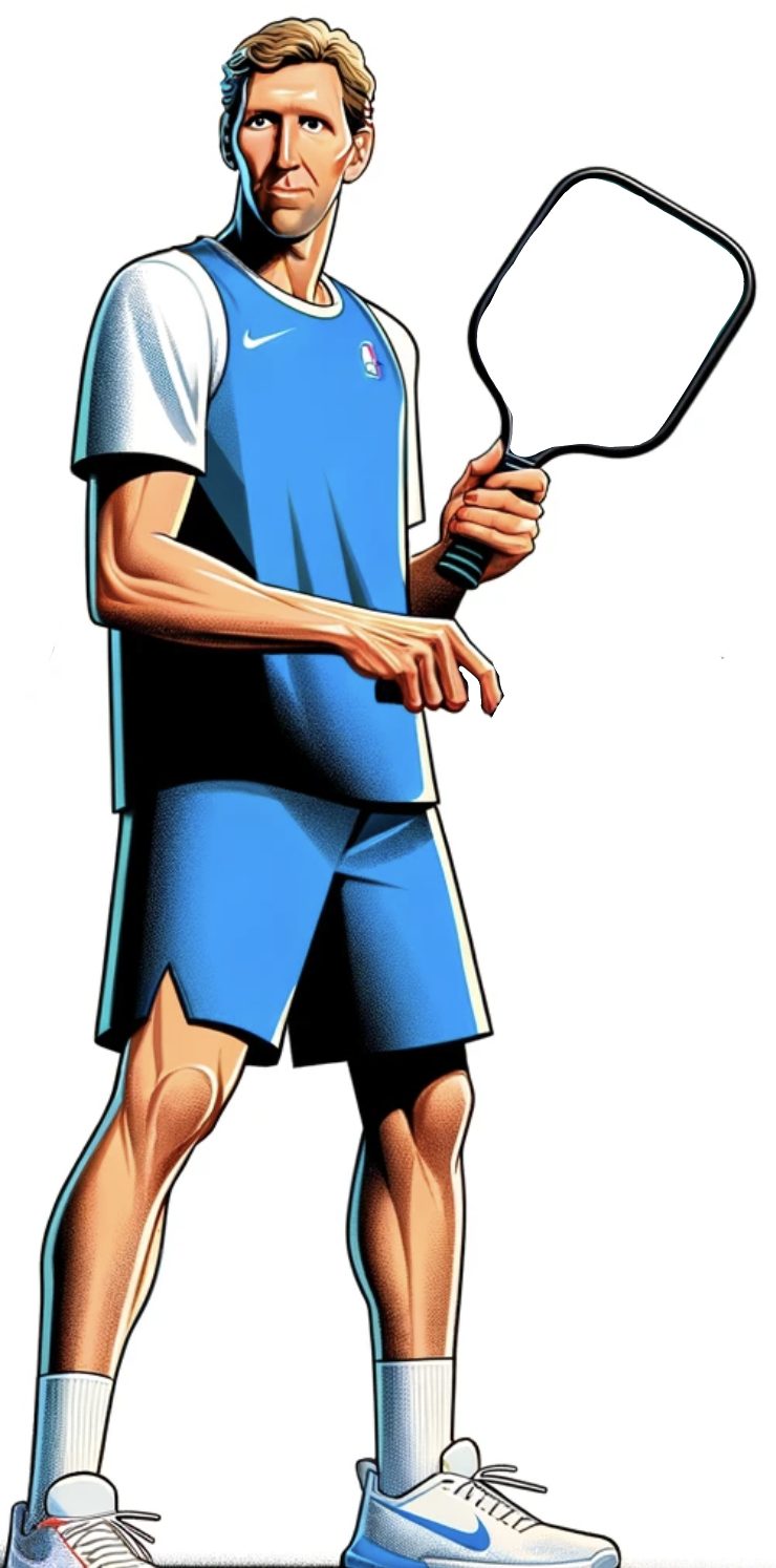 Dirk with a paddle