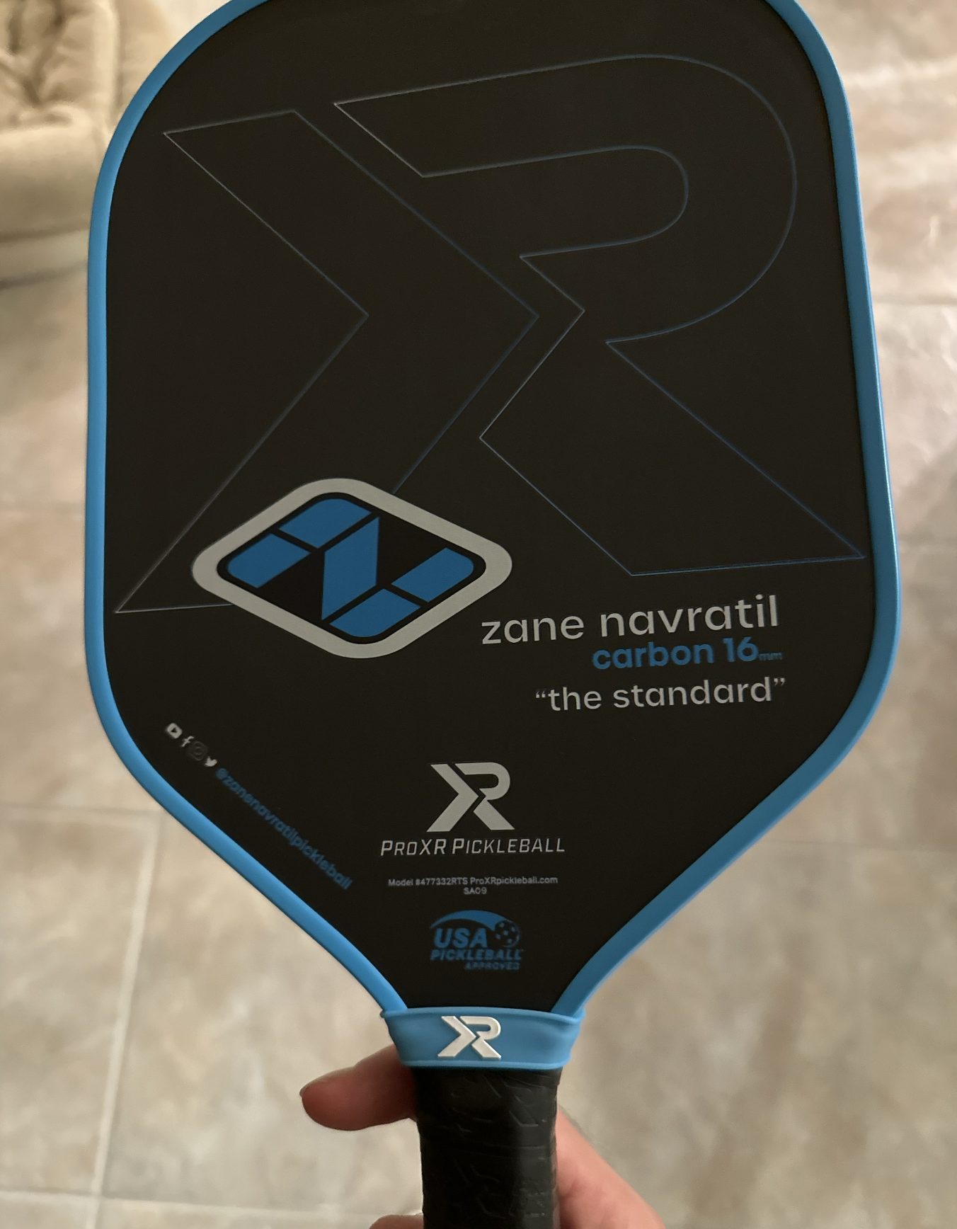 The pro XR zane Navratilova carbon 16 the standard